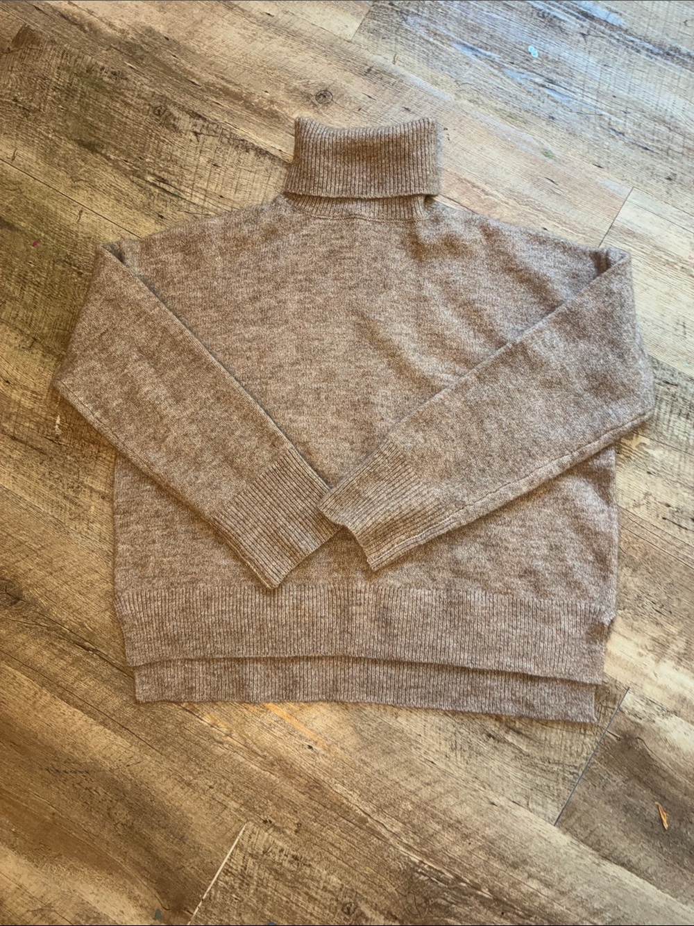 Miou Muse Taupe Turtleneck Sweater